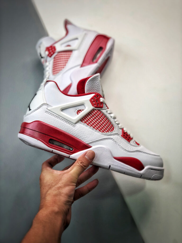 Air Jordan 4 ” Alternate ” 89″ White/Black-Gym Red - Image 2
