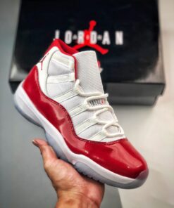 Air Jordan 11 Cherry White/Varsity Red-Black CT8012-116