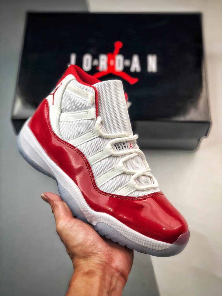 Air Jordan 11 Cherry White/Varsity Red-Black CT8012-116