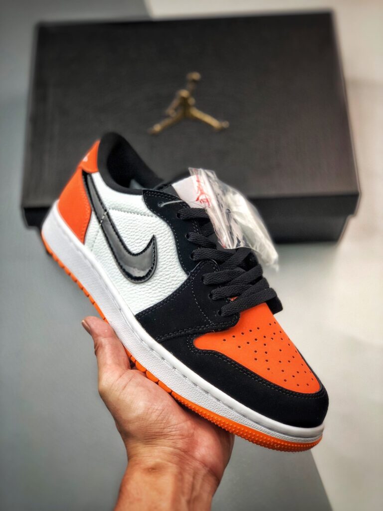 Air Jordan 1 Low Golf Shattered Backboard Starfish/Black-White DD9315-800