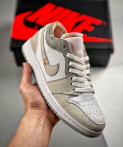 Air Jordan 1 Low ” Inside Out” White/Grey-Sail DN1635-100