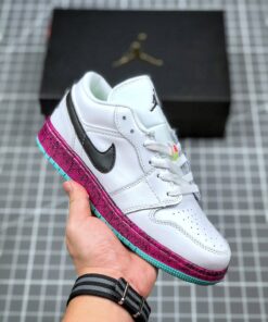 Air Jordan 1 Low Multi-Color Midsoles White CV9548-100