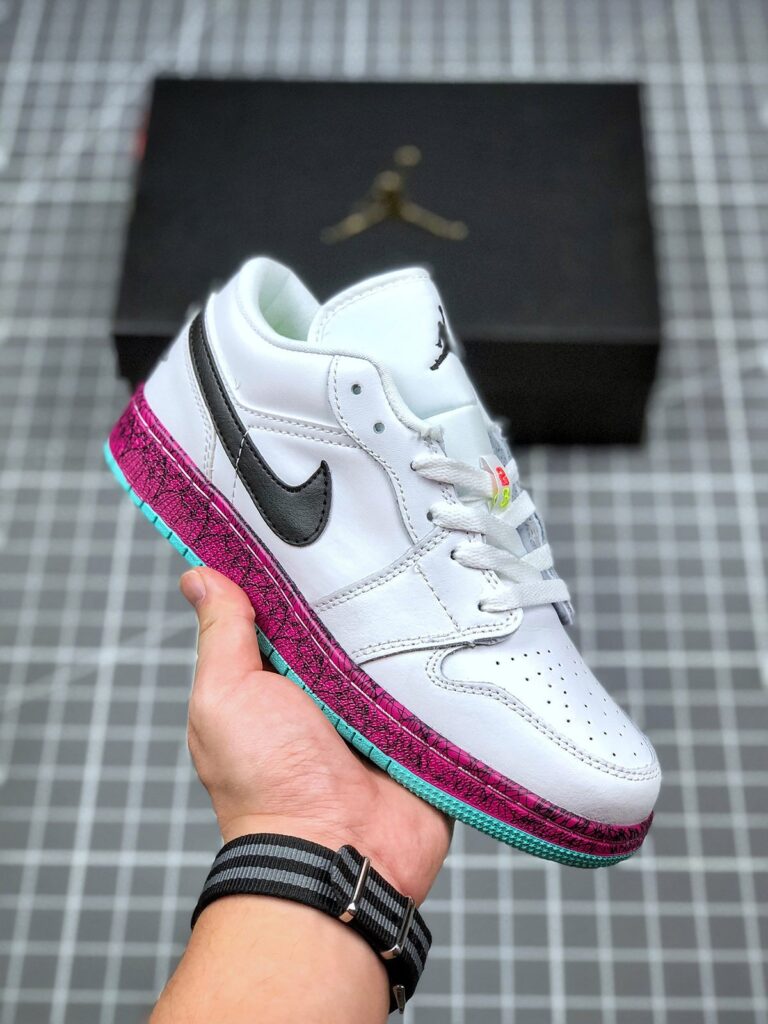 Air Jordan 1 Low Multi-Color Midsoles White CV9548-100