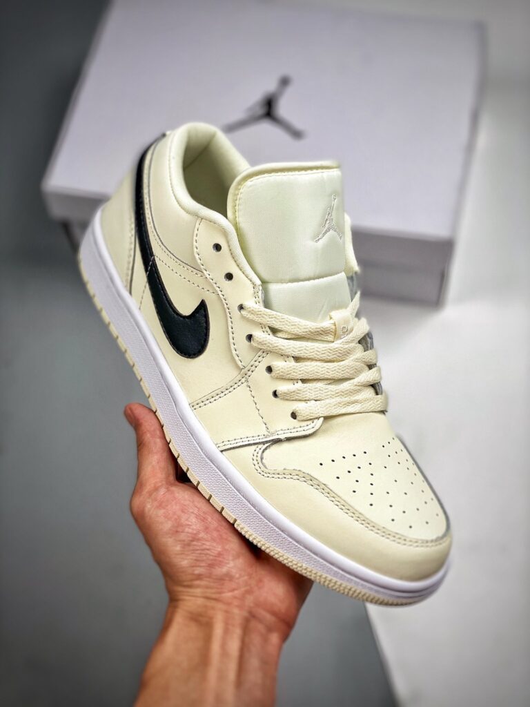 Air Jordan 1 Low Coconut Milk/Black-White DC0774-121