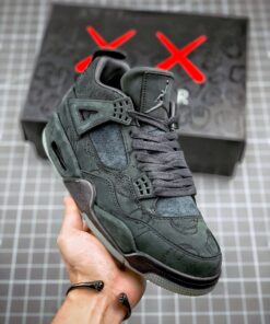 KAWS x Air Jordan 4 Black/Black-Clear Glow