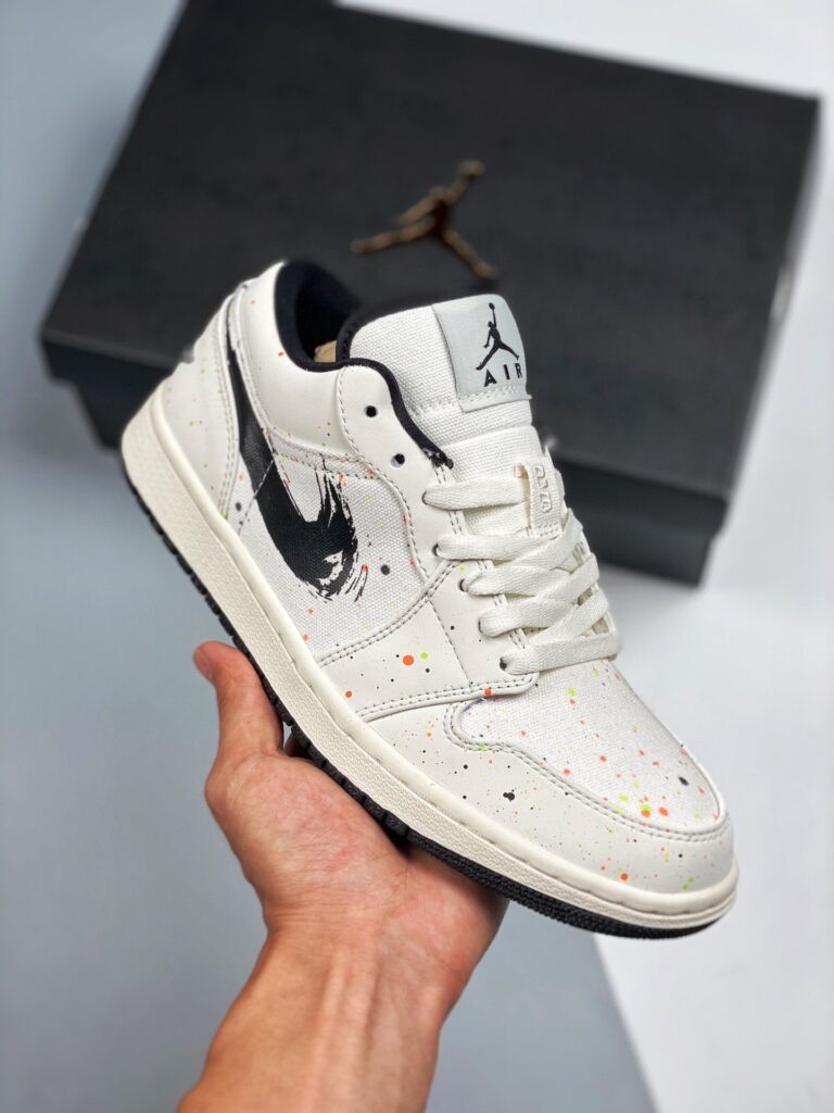 Air Jordan 1 Low ” Paint Splatter” DM3528-100