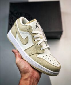 Air Jordan 1 Low ” Heavy Tan Leather” FB7168-121