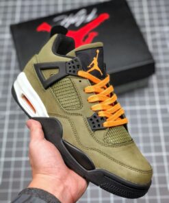 Air Jordan 4 Retro “Undefeated” Olive-Oiled Suede-Flight Satin