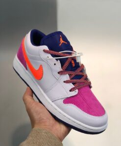 Air Jordan 1 Low GS ” Pink Corduroy” 554723-502