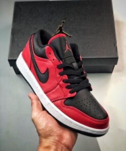 Air Jordan 1 Low Gym Red/Black-White 553558-605