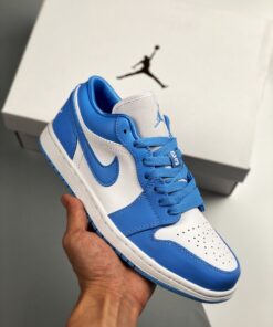 Air Jordan 1 Low ” UNC” University Blue/White AO9944-441