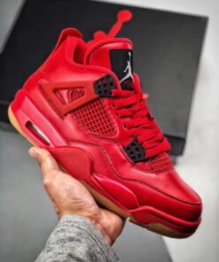 Air Jordan 4 ‘Singles Day’ Fire Red/Summit White-Black