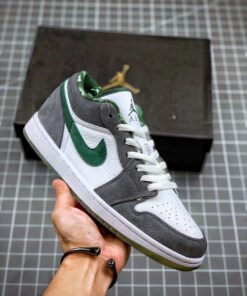 Air Jordan 1 Low ‘North Side’ White/Dark Forest-Light Graphite