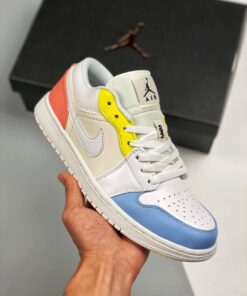 Air Jordan 1 Low ” To My First Coach” Sail/White-Zitron DJ6909-100