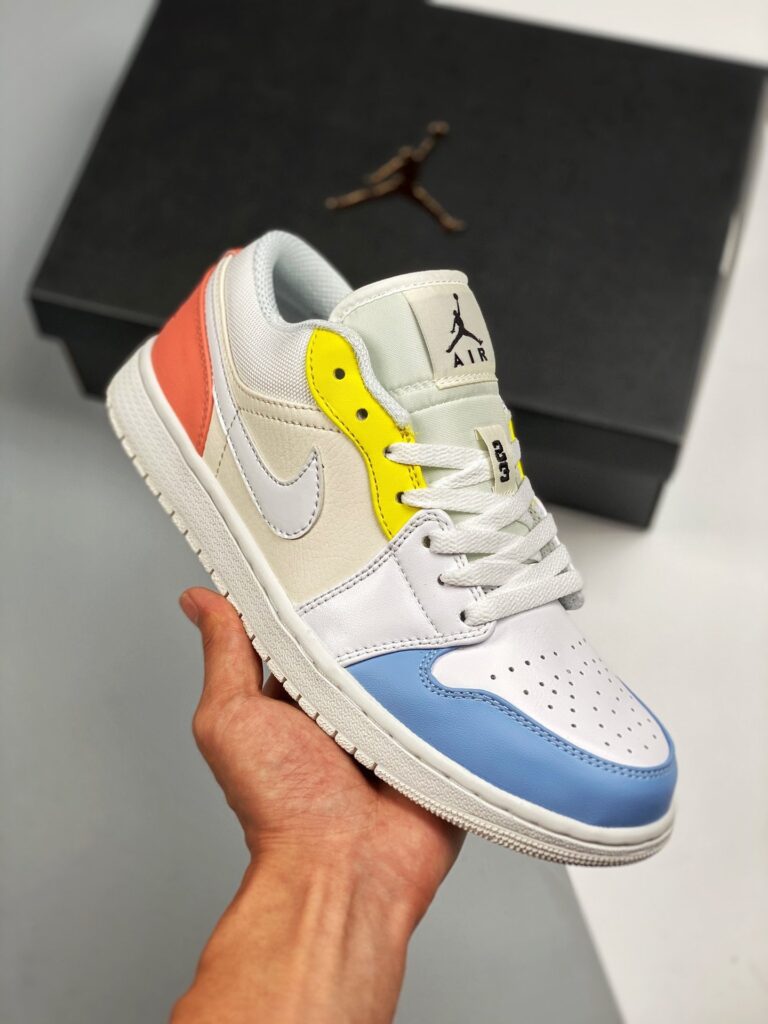Air Jordan 1 Low ” To My First Coach” Sail/White-Zitron DJ6909-100