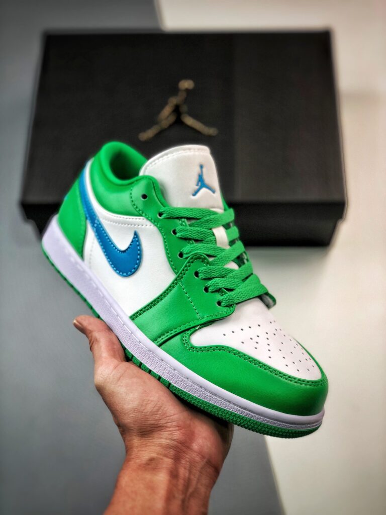 Air Jordan 1 Low Lucky Green/Aquatone-White DC0774-304