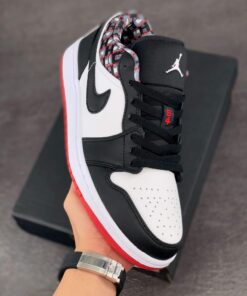 Air Jordan 1 Low ” Quai 54″ Black White DM0095-106