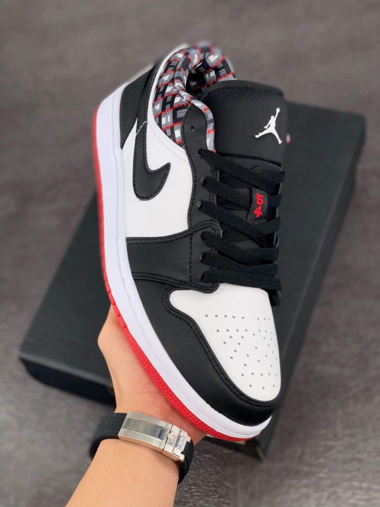 Air Jordan 1 Low ” Quai 54″ Black White DM0095-106