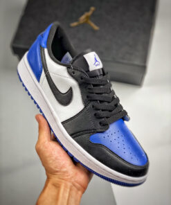 Air Jordan 1 Low Golf White/Black-Sport Royal DD9315-102
