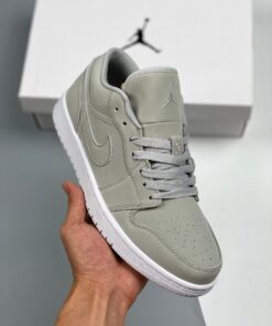 Air Jordan 1 Low Grey Fog/White DC0774-002