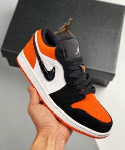 Air Jordan 1 Low ” Shattered Backboard” Starfish/Black-Sail