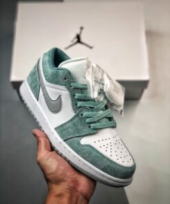Air Jordan 1 Low New Emerald/White-Light Steel Grey DN3705-301