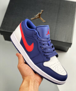 Air Jordan 1 Low ” USA” Navy Blue/White-Red CZ8454-400