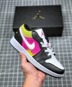 Air Jordan 1 Low ” Spray Paint Splatter” CW5564-001