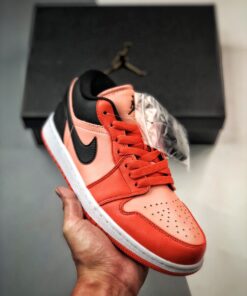 Air Jordan 1 Low Orange And Black DM3379-600