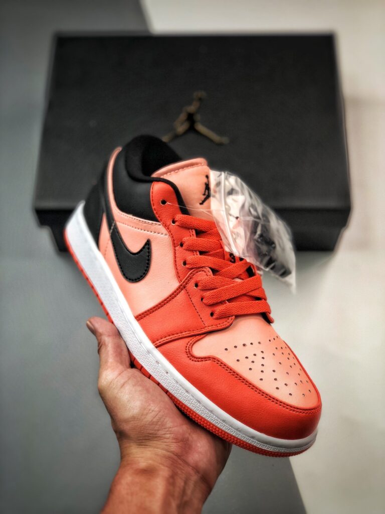 Air Jordan 1 Low Orange And Black DM3379-600