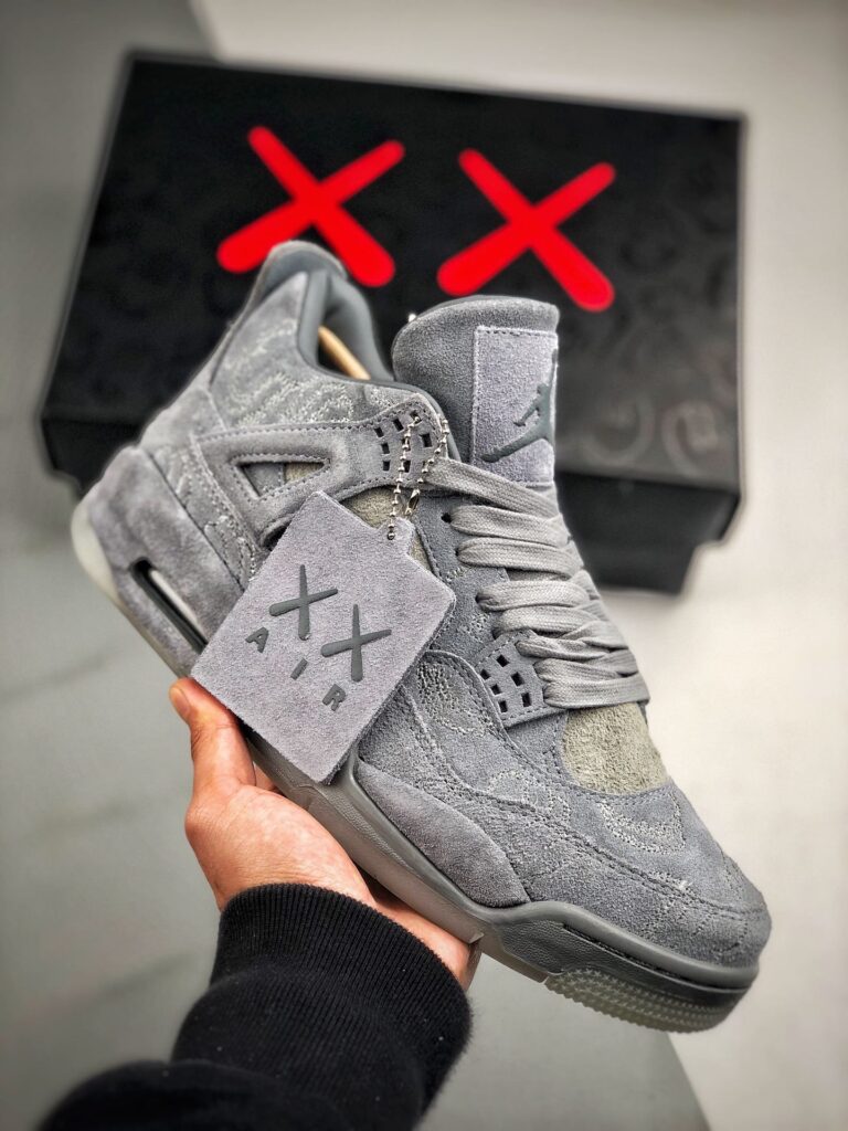 KAWS x Air Jordan 4 Cool Grey/White 930155-003