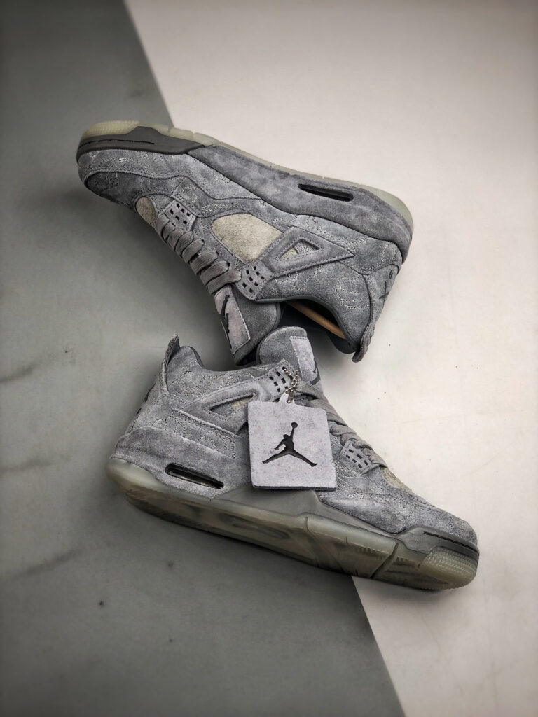 KAWS x Air Jordan 4 Cool Grey/White 930155-003 - Image 2
