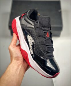 Air Jordan 11 CMFT Low ” Bred” Black/White-Gym Red
