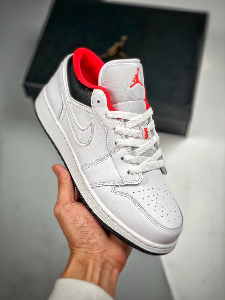 Air Jordan 1 Low GS ‘Chicago Home’ White Black Red
