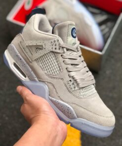 Air Jordan 4 Georgetown PE Grey Suede