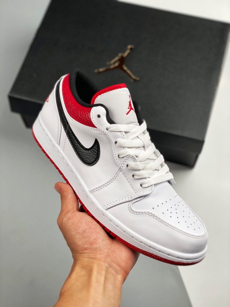 Air Jordan 1 Low ” Chicago” White/Red 553558-118