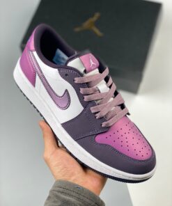 Air Jordan 1 Low Golf White/Cave Purple-Purple Smoke DZ9787-155