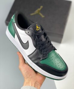 Air Jordan 1 Low Golf White/Noble Green/Pollen/Black DD9315-107