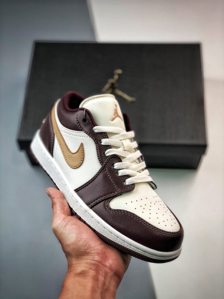 Air Jordan 1 Low “Mocha” Shadow Brown/Sail DC0774-200