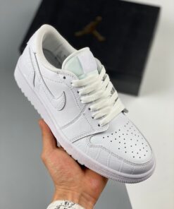 Air Jordan 1 Low Golf “Croc” White DD9315-110