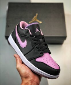 Air Jordan 1 Low Black/Iced Lilac/White DV1309-051