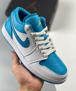 Air Jordan 1 Low ” Aquatone” White Teal 553558-174