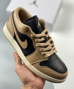 Air Jordan 1 Low “Vachetta Tan” Desert/Sail/Black DC0774-201