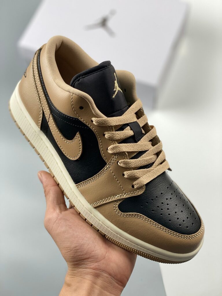 Air Jordan 1 Low “Vachetta Tan” Desert/Sail/Black DC0774-201