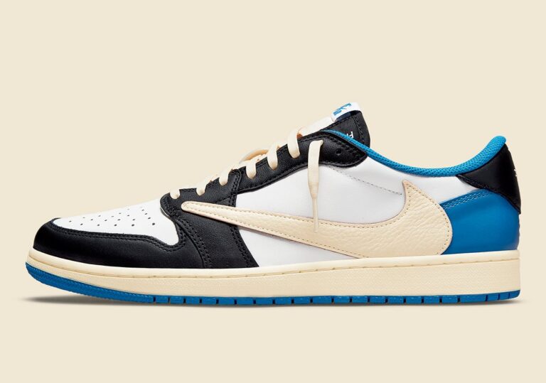 Fragment Design x Travis Scott x Air Jordan 1 Retro Low DM7866-140 - Image 6