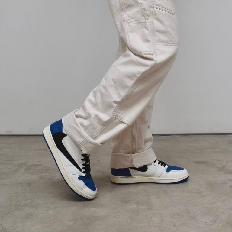 Fragment Design x Travis Scott x Air Jordan 1 Retro High DH3227-105 - Image 12