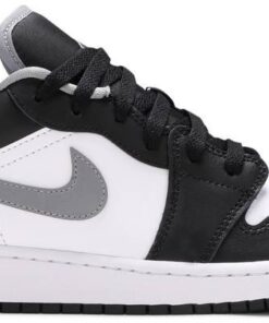 Air Jordan 1 Low GS 'Black Medium Grey' 553560-040
