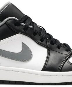 Air Jordan 1 Low 'Black Medium Grey' 553558-040