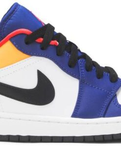 Air Jordan 1 Low 'White Deep Royal Blue' 553558-123