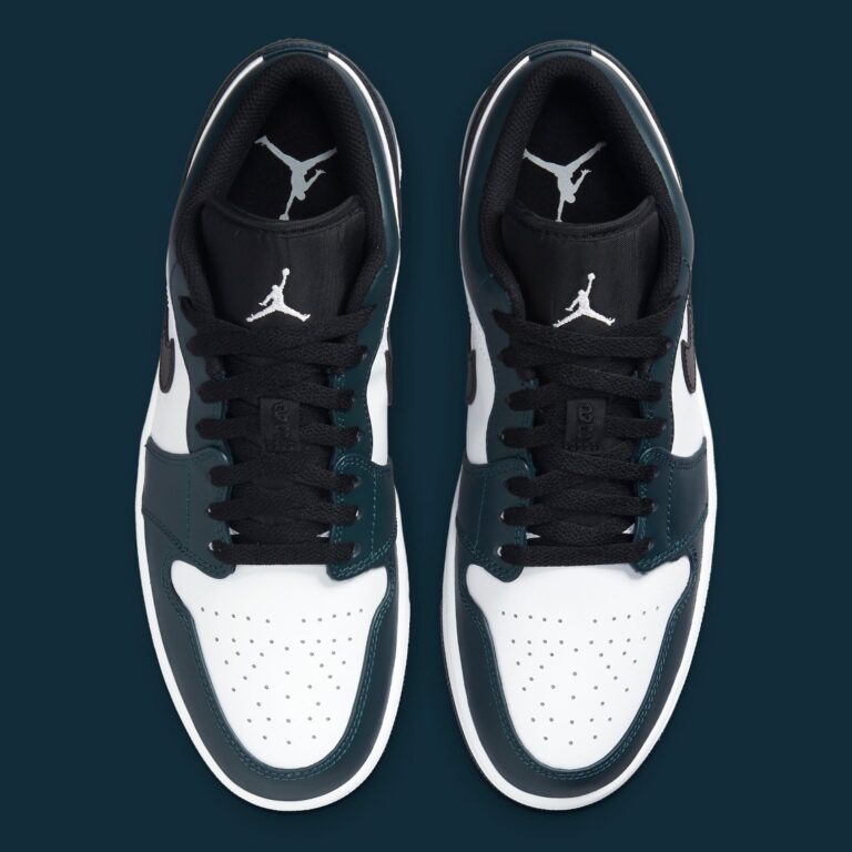 Air Jordan 1 Low 'Dark Teal' 553558-411 - Image 5